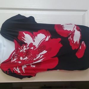 Blouse with suddle rhinestone accent